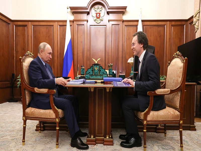 Встреча с председателем совета директоров ГК «Бамтоннельстрой-Мост» Русланом Байсаровым.
