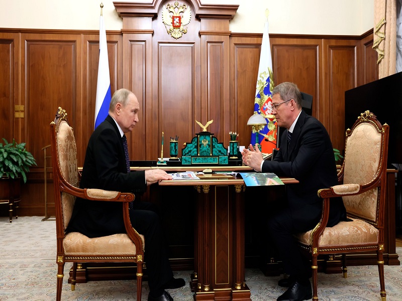 Встреча с главой Башкирии Радием Хабировым.