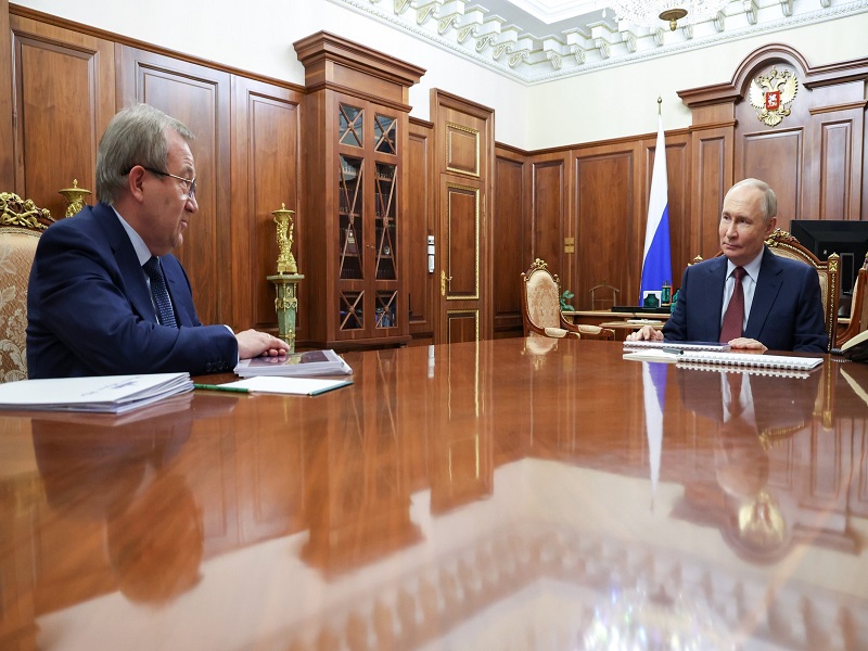 Встреча с президентом РАН Геннадием Красниковым.