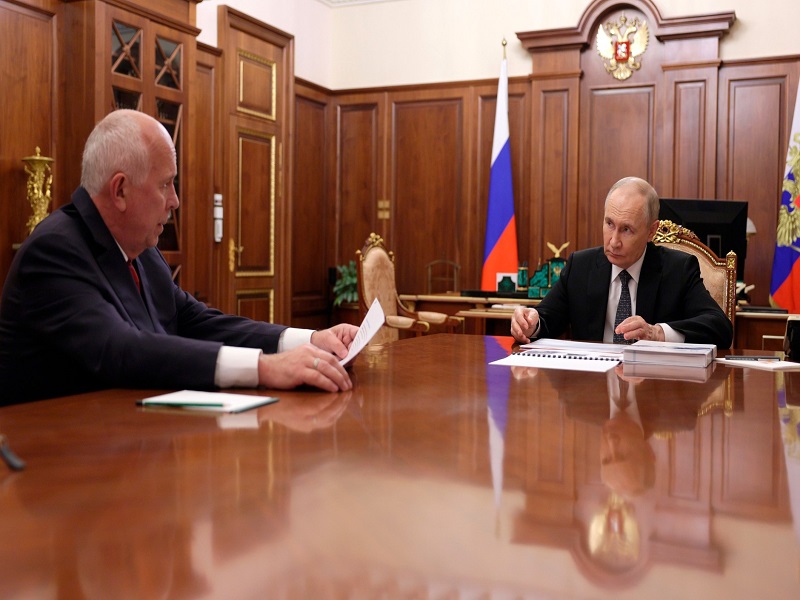 Встреча с главой госкорпорации «Ростех» Сергеем Чемезовым.