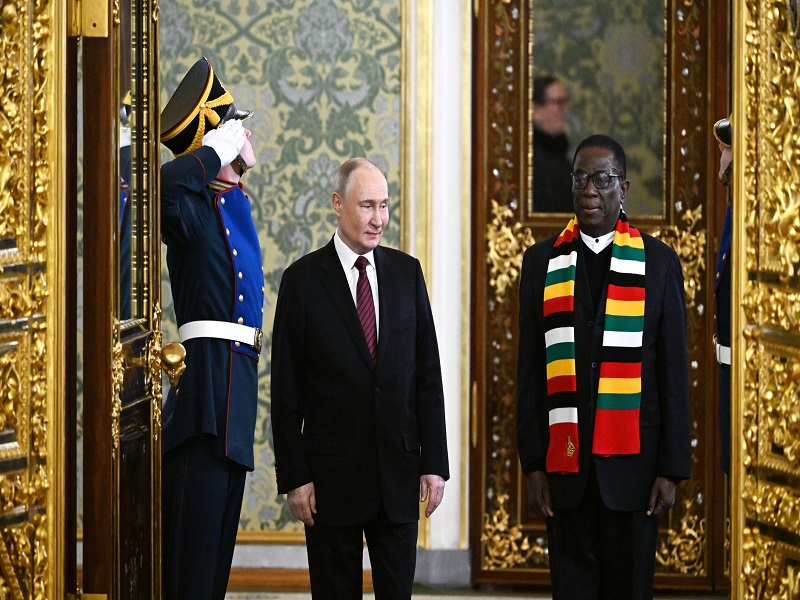 Беседа с Президентом Зимбабве Эммерсоном Дамбудзо Мнангагвой.