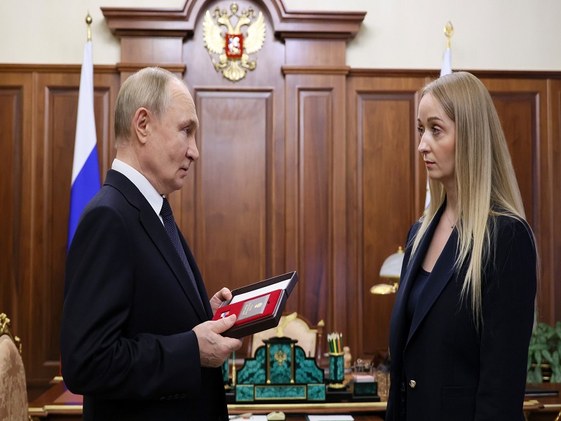 Встреча с вдовой Героя России Михаила Гудкова.