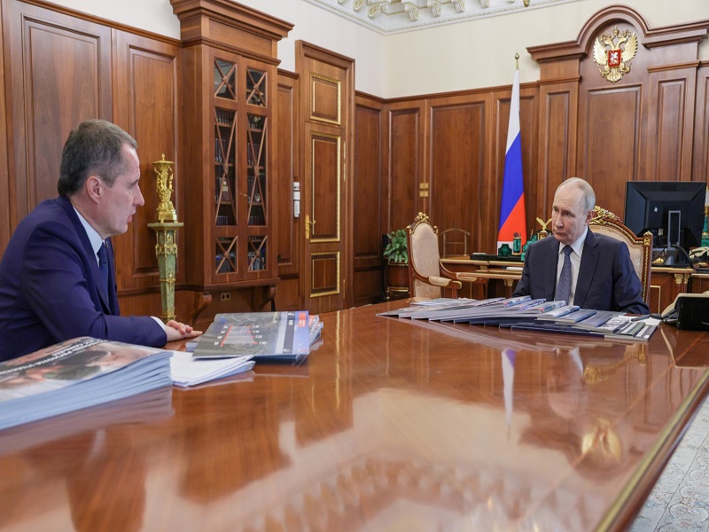 Встреча с губернатором Белгородской области Вячеславом Гладковым.