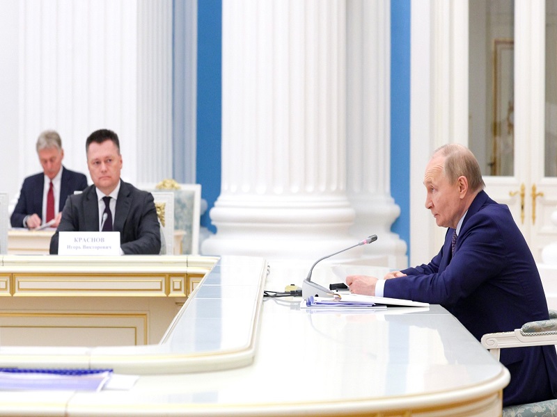 Совещание по вопросам социально-экономического развития ДНР, ЛНР, Запорожской и Херсонской областей.