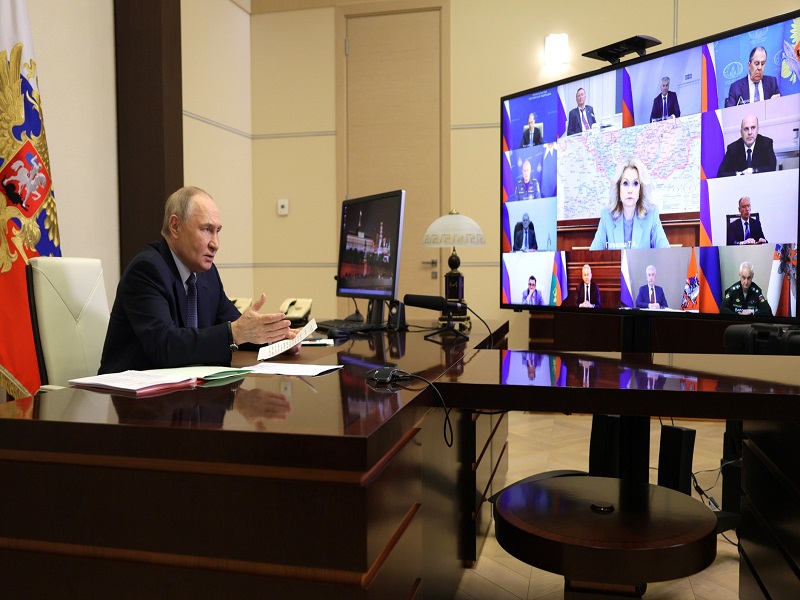 Заседание Совета Безопасности Российской Федерации.